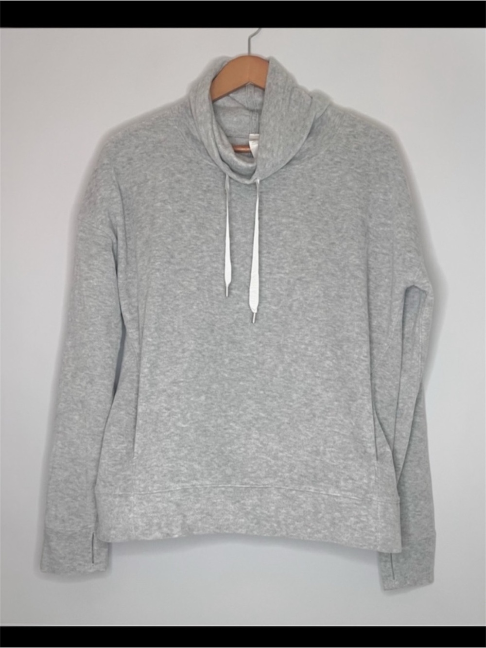 Lululemon Go Forward Pullover Heathered Core Light Grey Size 10